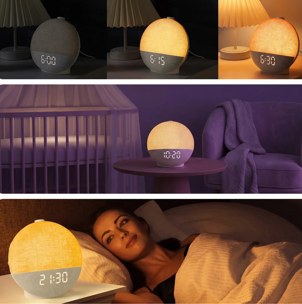 Glow Clock Sunrise Alarm Clock