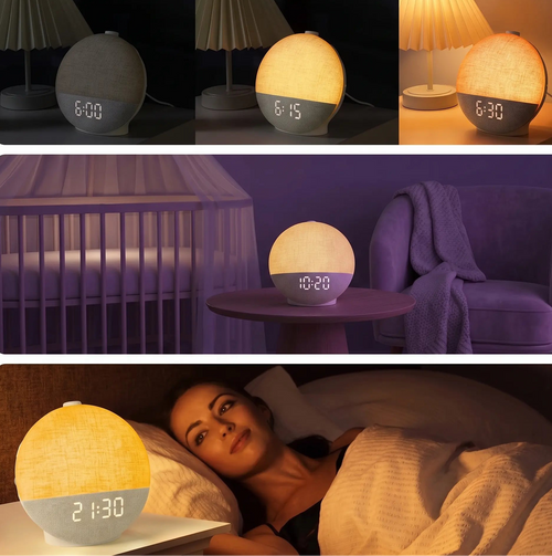 Glow Clock Sunrise Alarm Clock